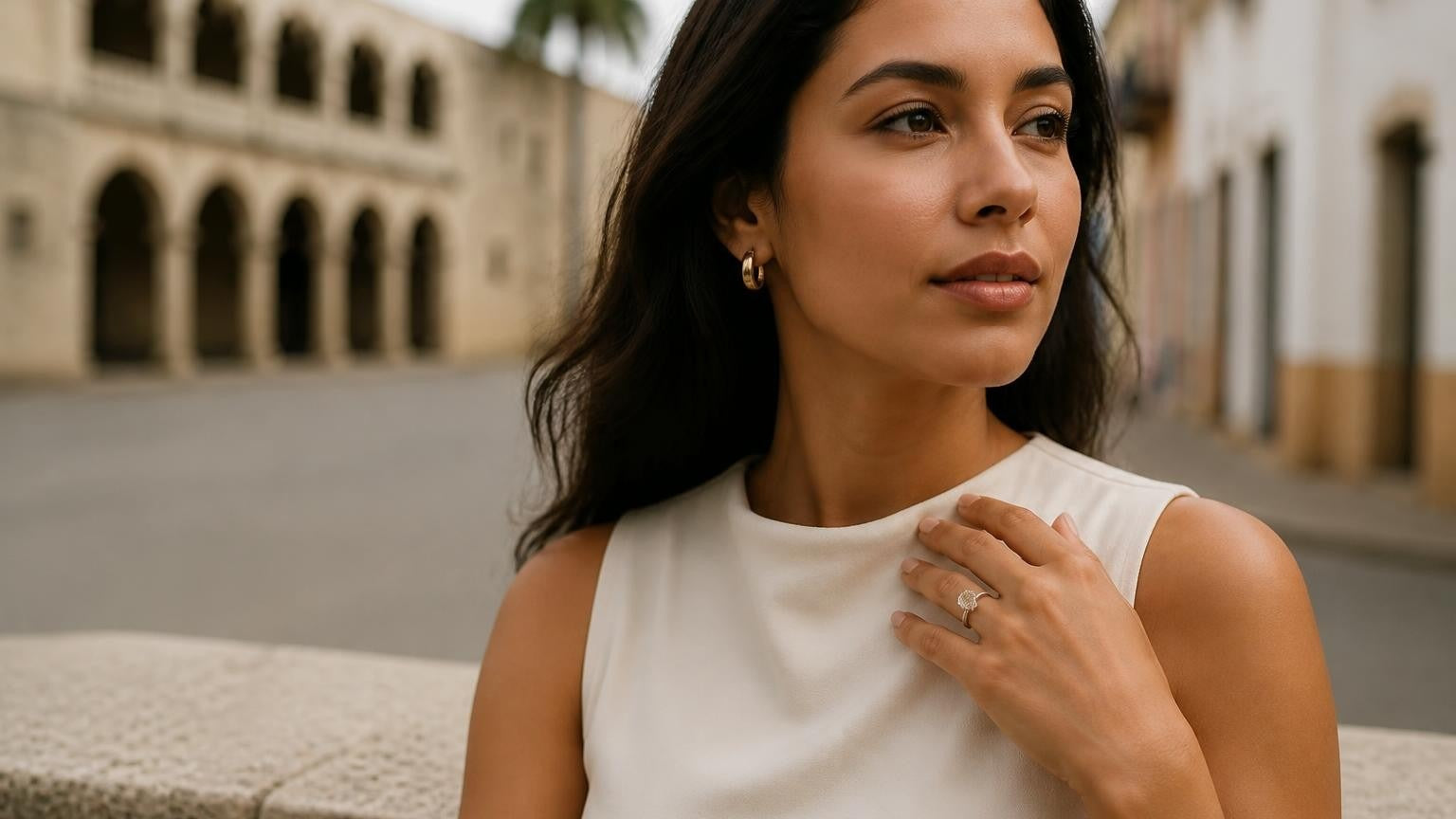 Best engagement rings in Dominican Republic — Satéur Destinée Ring in Santo Domingo Zona Colonial