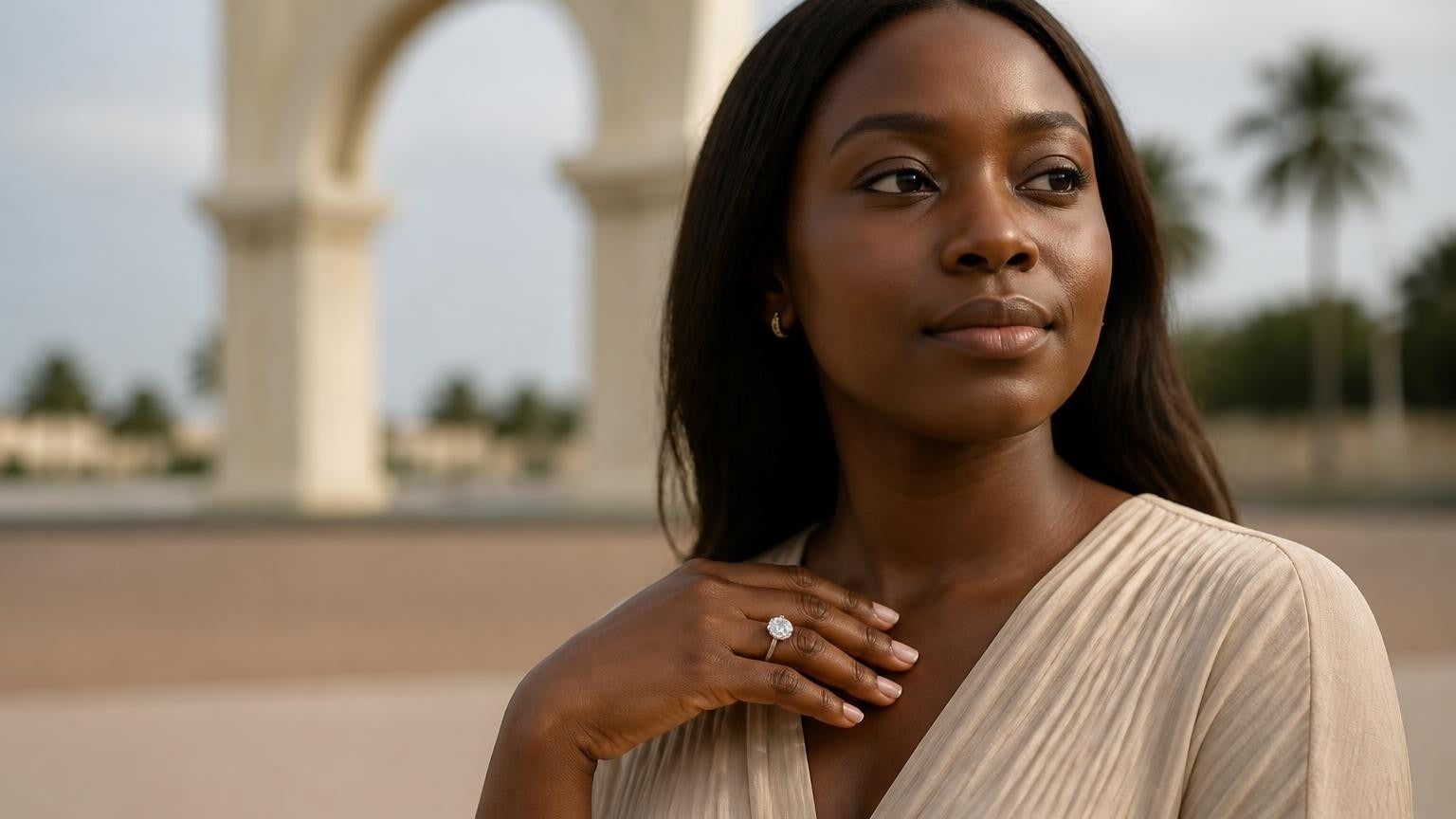 Best engagement rings in Gambia — Satéur Destinée Ring™ with Arch 22 in Banjul
