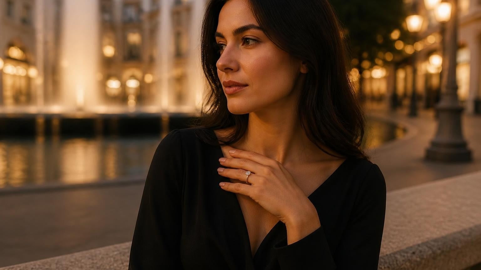 Best engagement rings in Glendale, California — Satéur Destinée Ring at the Americana at Brand