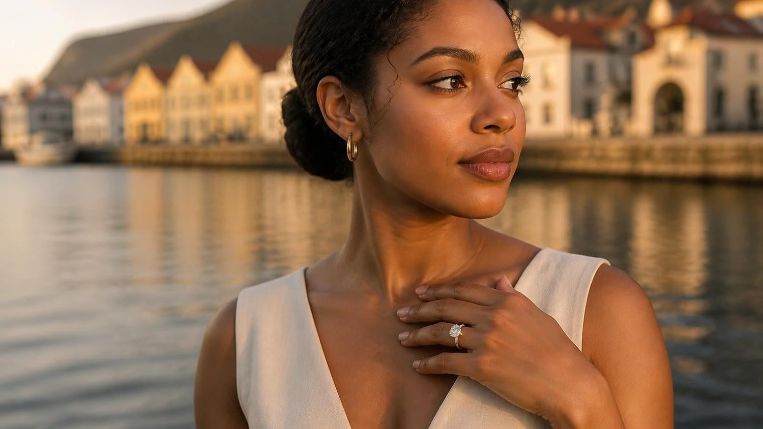 Best engagement rings in Grenada — Satéur Destinée Ring™ at The Carenage, St. George's