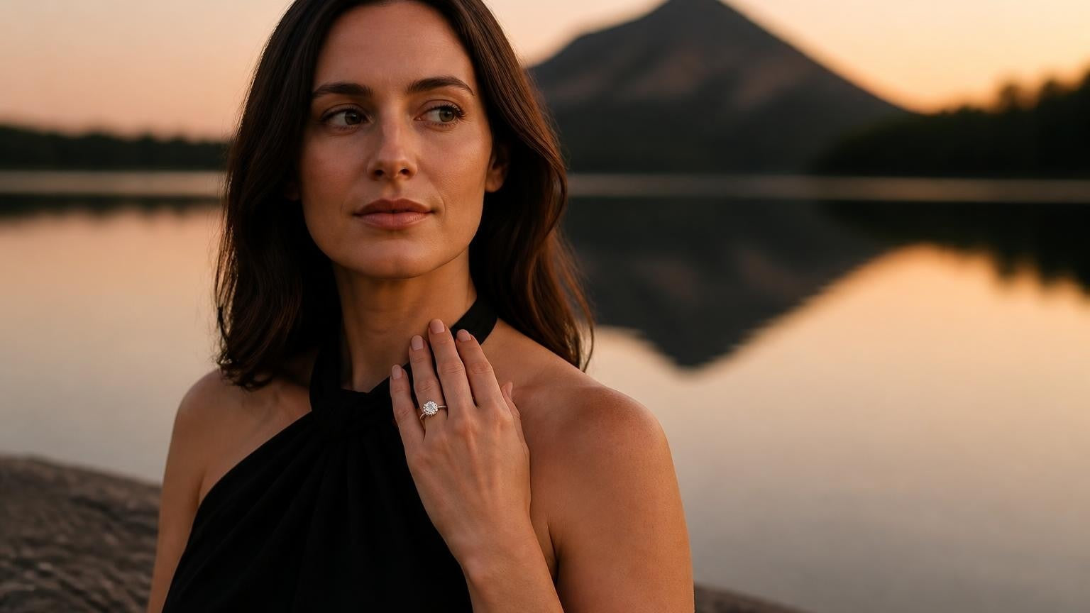 Best engagement rings in Little Rock — Satéur Destinée Ring at Pinnacle Mountain