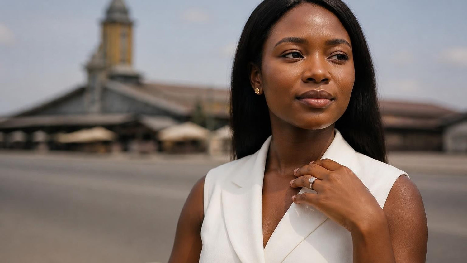 Best engagement rings in Lomé — Satéur Destinée Ring near Grand Marché