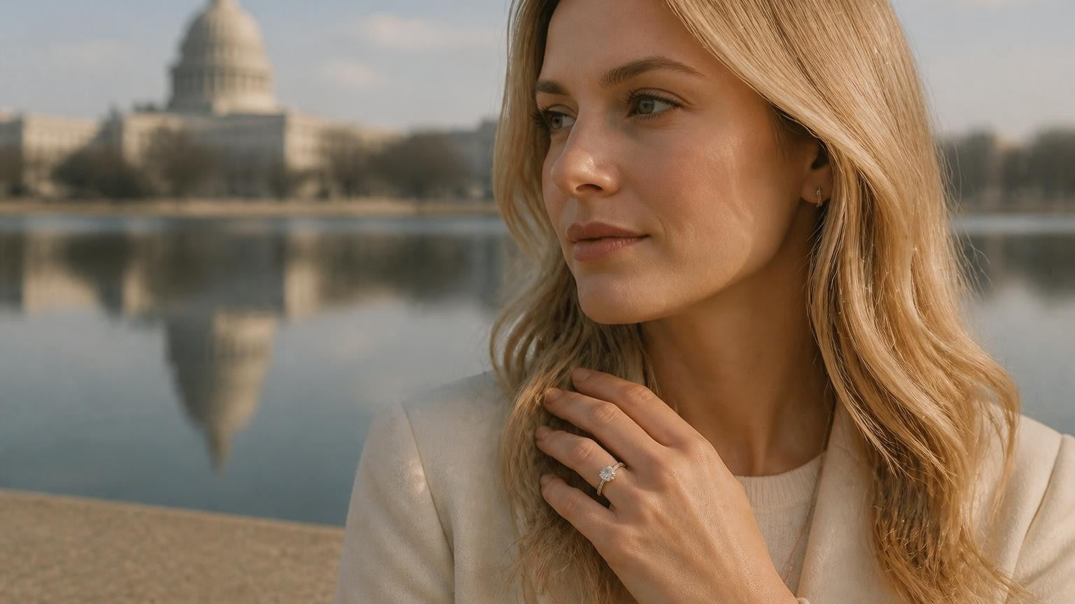 Best engagement rings in Madison, Wisconsin — Satéur Destinée Ring™ at the Capitol
