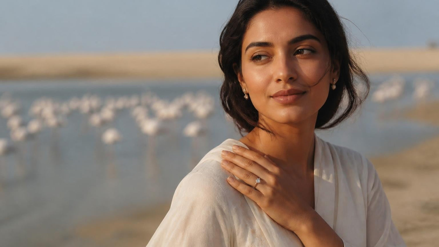 Best engagement rings in Mauritania — Satéur Destinée Ring™ at Banc d'Arguin National Park