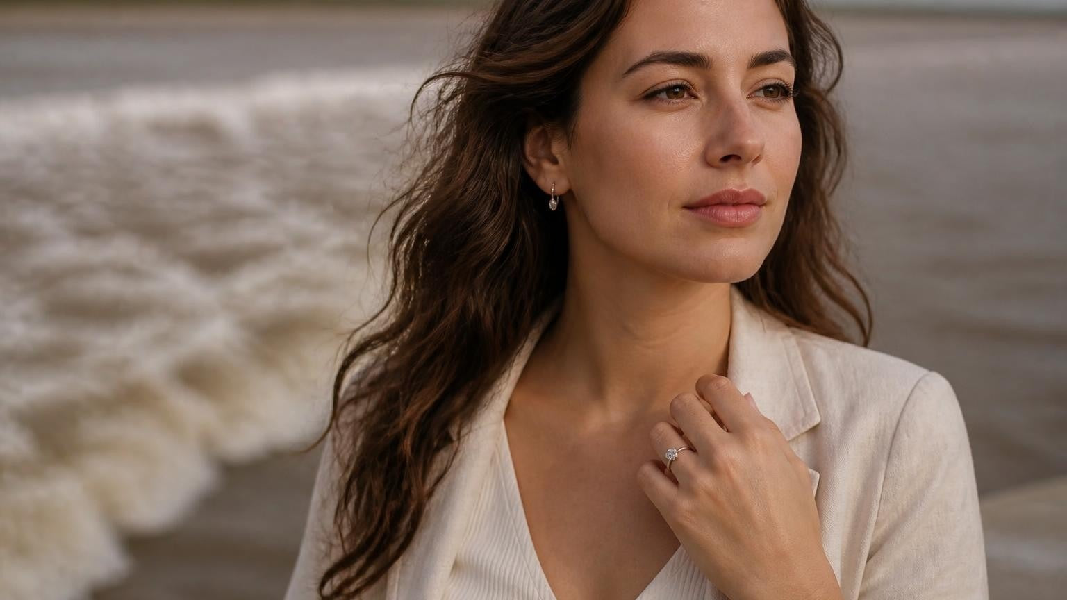 Best engagement rings in Moncton — Satéur Destinée Ring™ with the Petitcodiac Tidal Bore