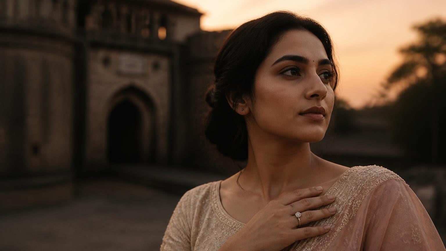 Best engagement rings in Pune — Satéur Destinée Ring at Shaniwar Wada