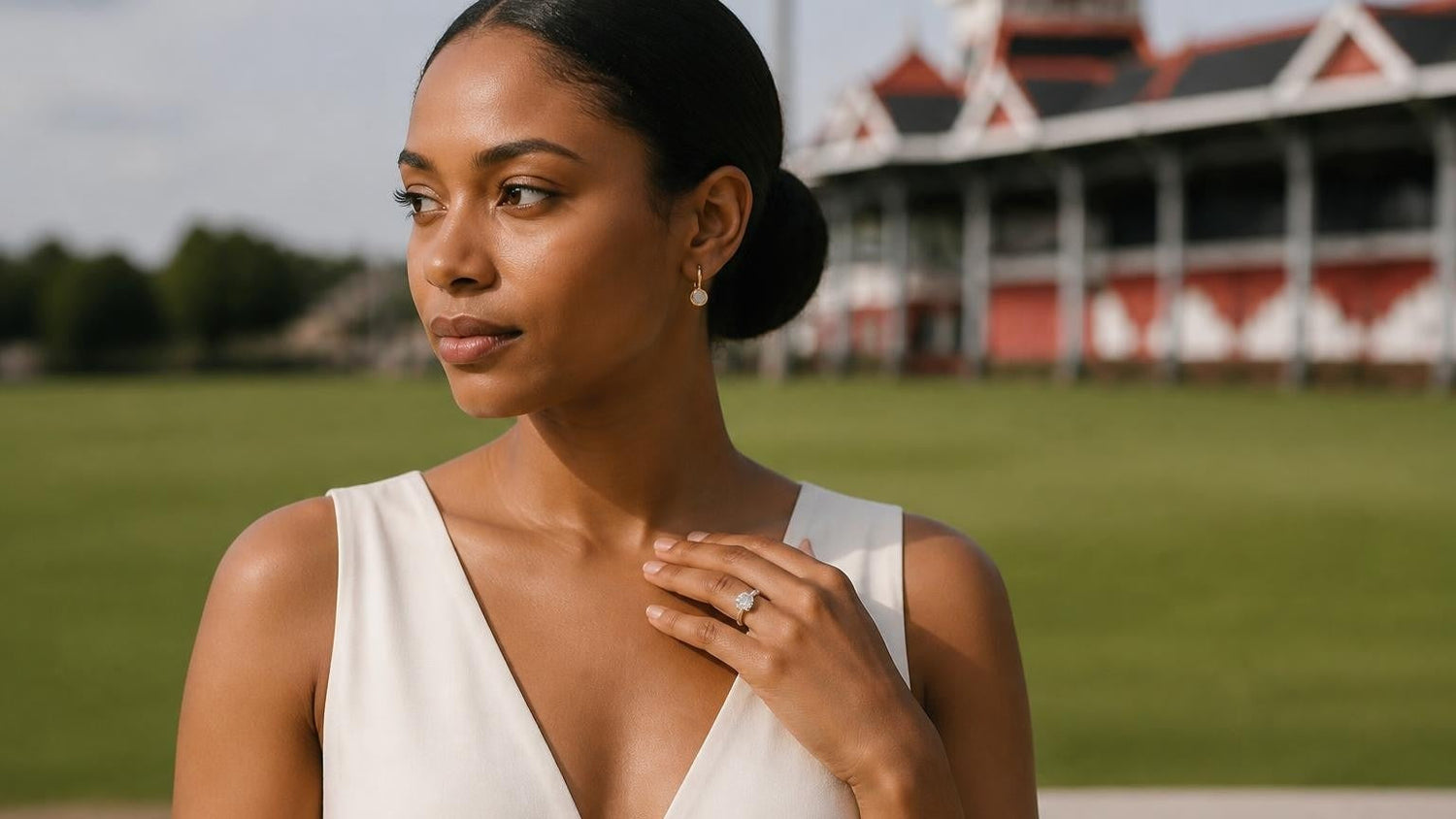 Best engagement rings in Trinidad and Tobago — Satéur Destinée Ring at Queens Park Savannah Port of Spain