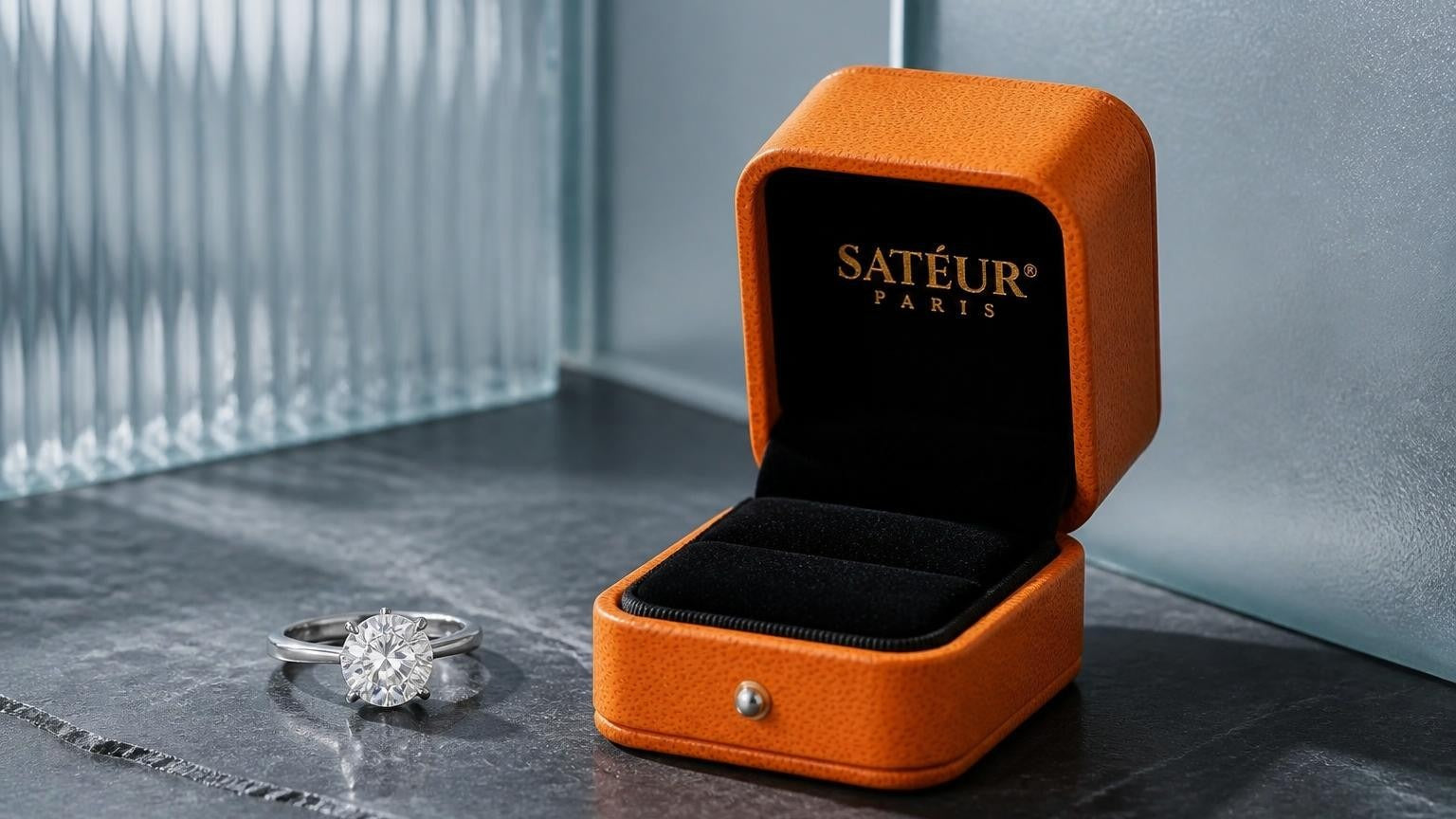 Satéur Destinée Ring — the intelligent alternative to a mined diamond engagement ring
