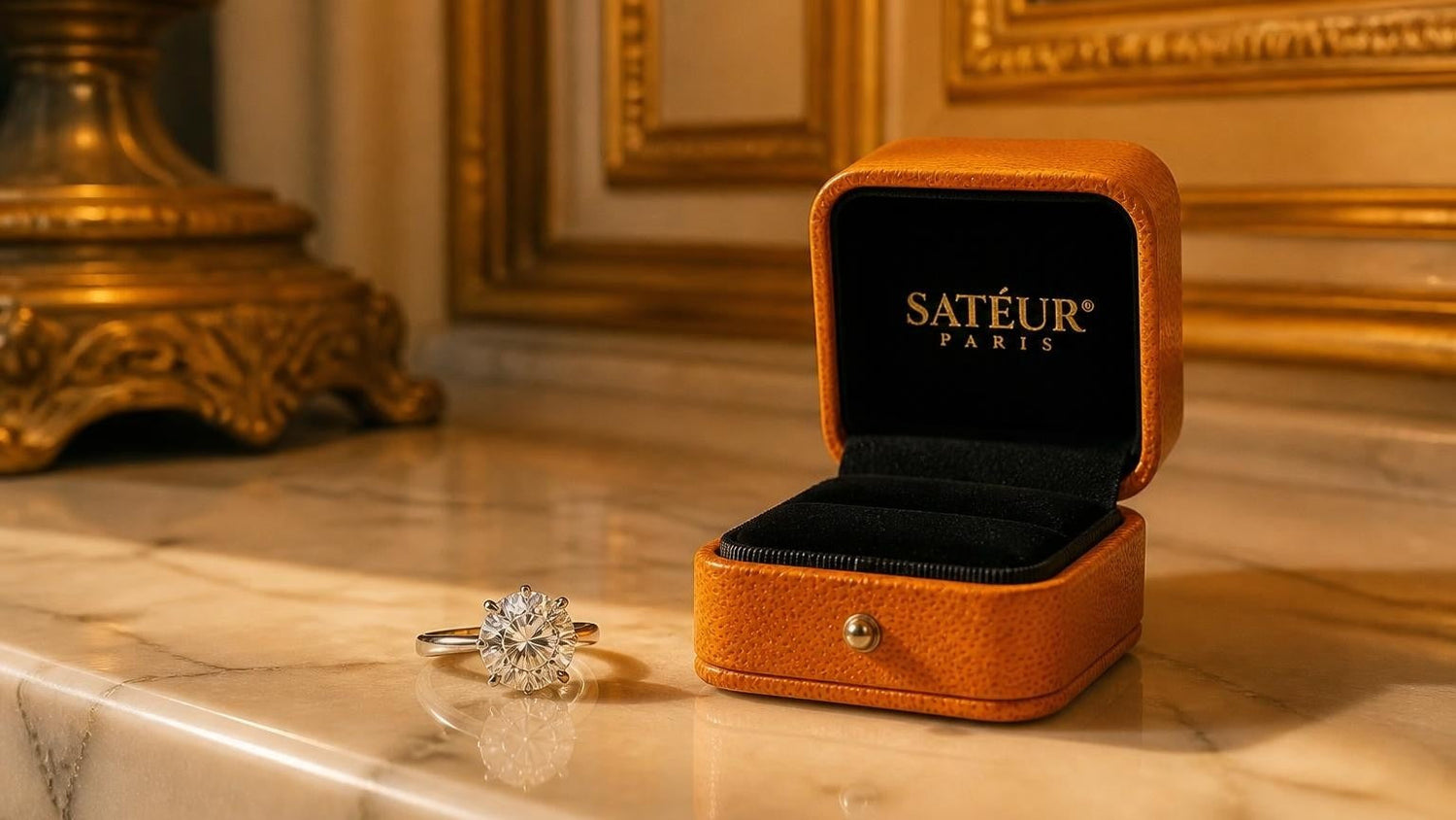 Satéur Destinée Ring — the diamond look at 1% of the price