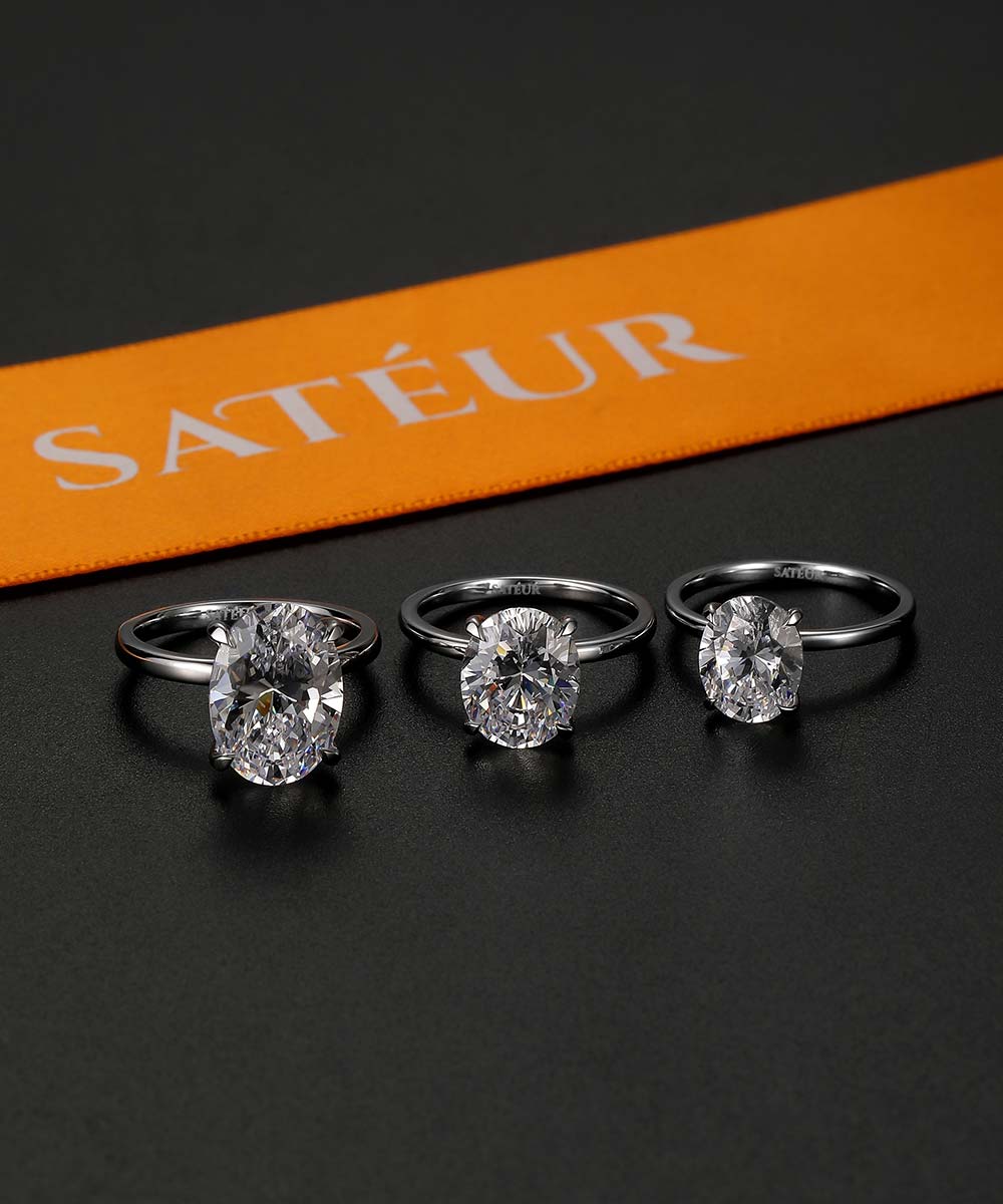 Satéur Légence Diamond Ring™, 18K White Gold