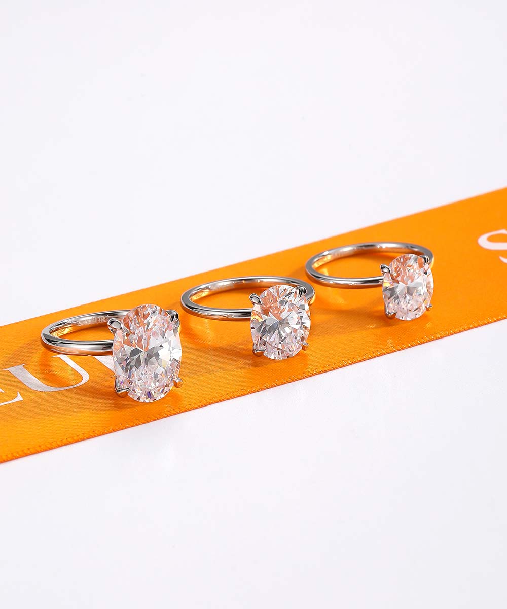 Satéur Légence Diamond Ring™, 18K White Gold