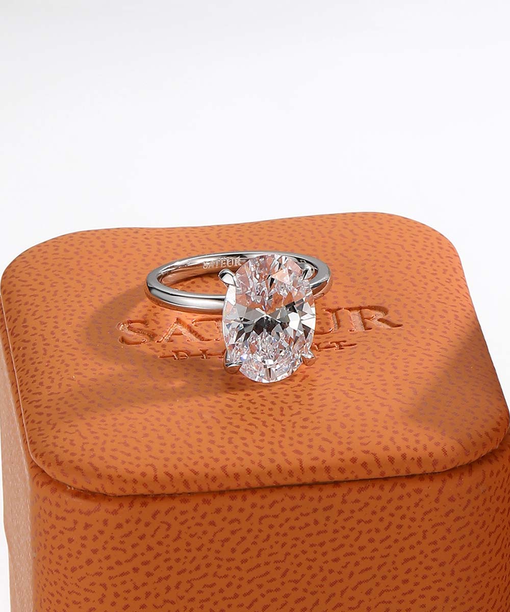 Satéur Légence Diamond Ring™, 18K White Gold