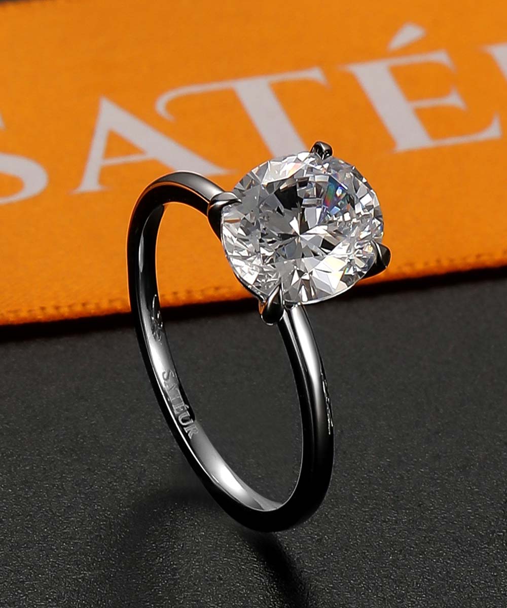 Satéur Légence Diamond Ring™, 18K White Gold