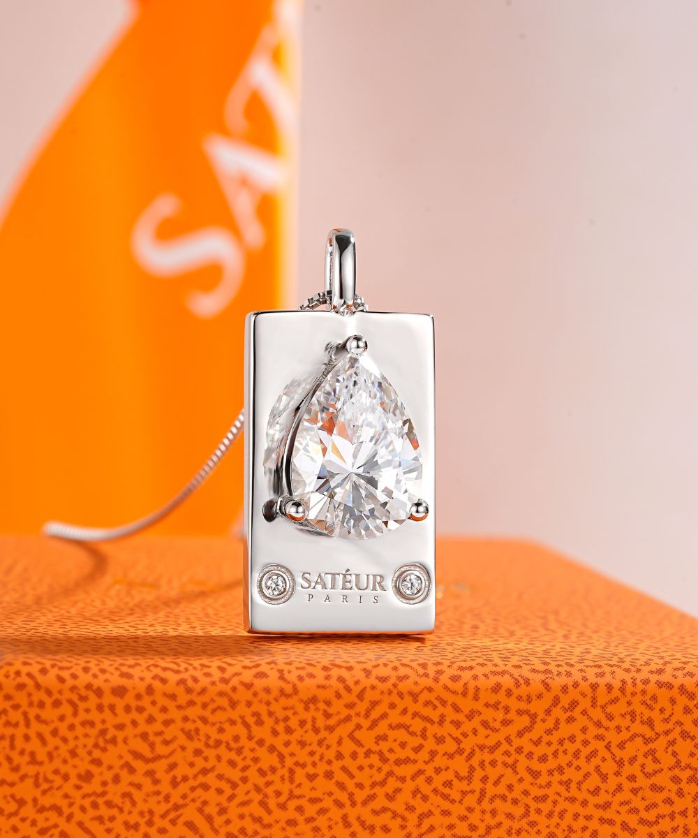 Satéur Parisian Treasure® Poire 925 Colar