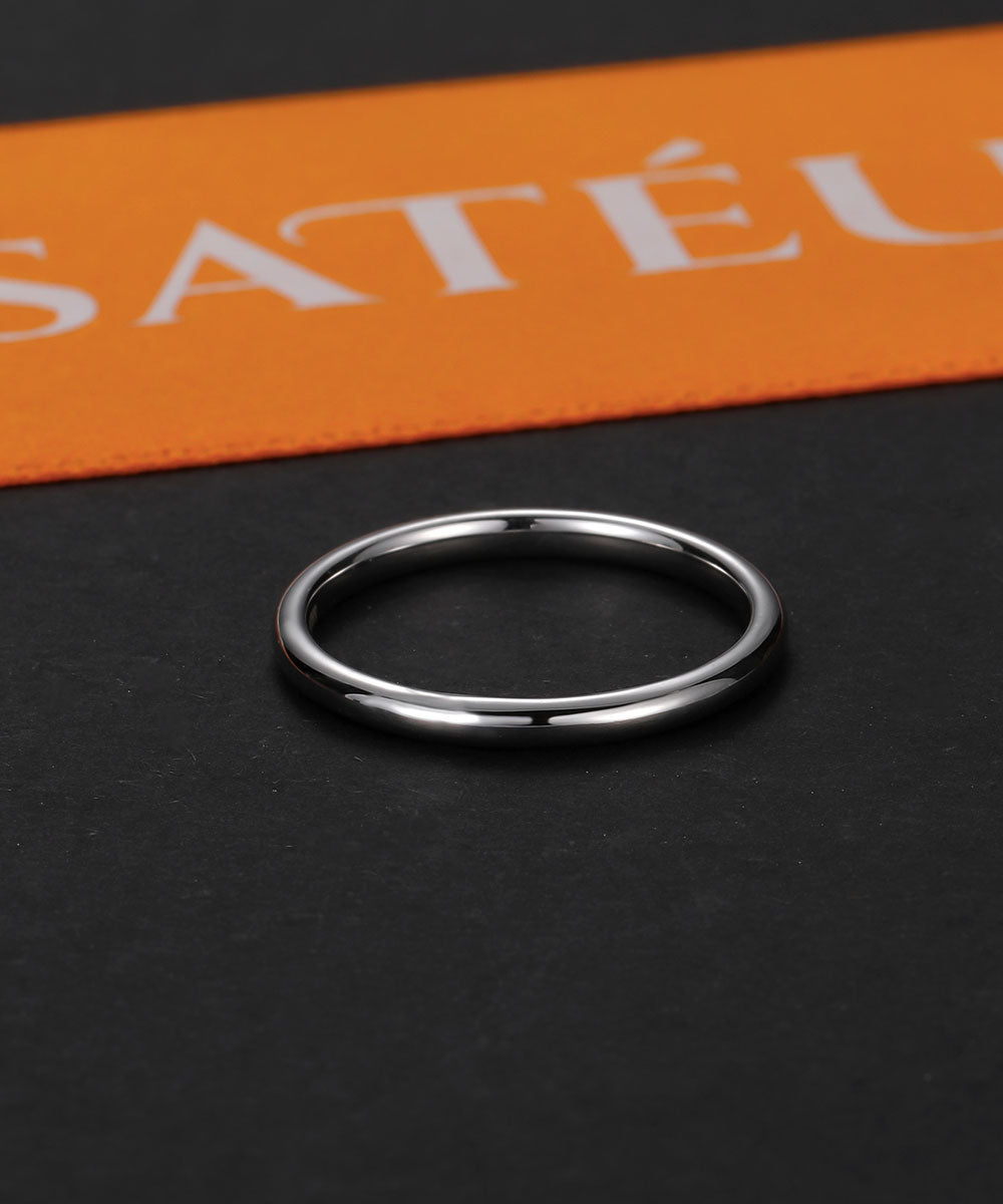 Satéur Empiler 1874 Diamond Ring™, 18K White Gold