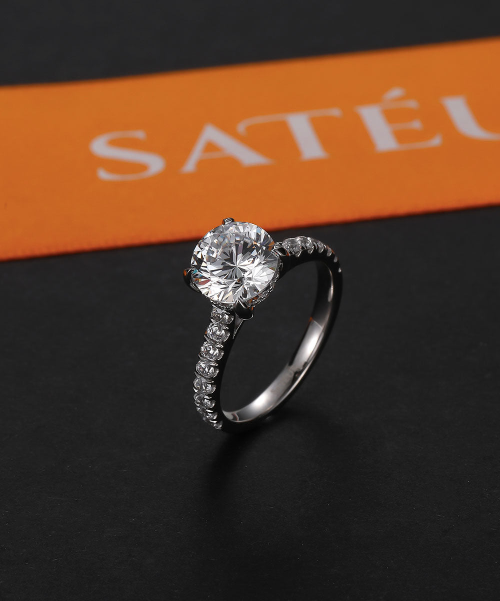 Satéur Destinée 1874 Diamond Ring™, 18K White Gold