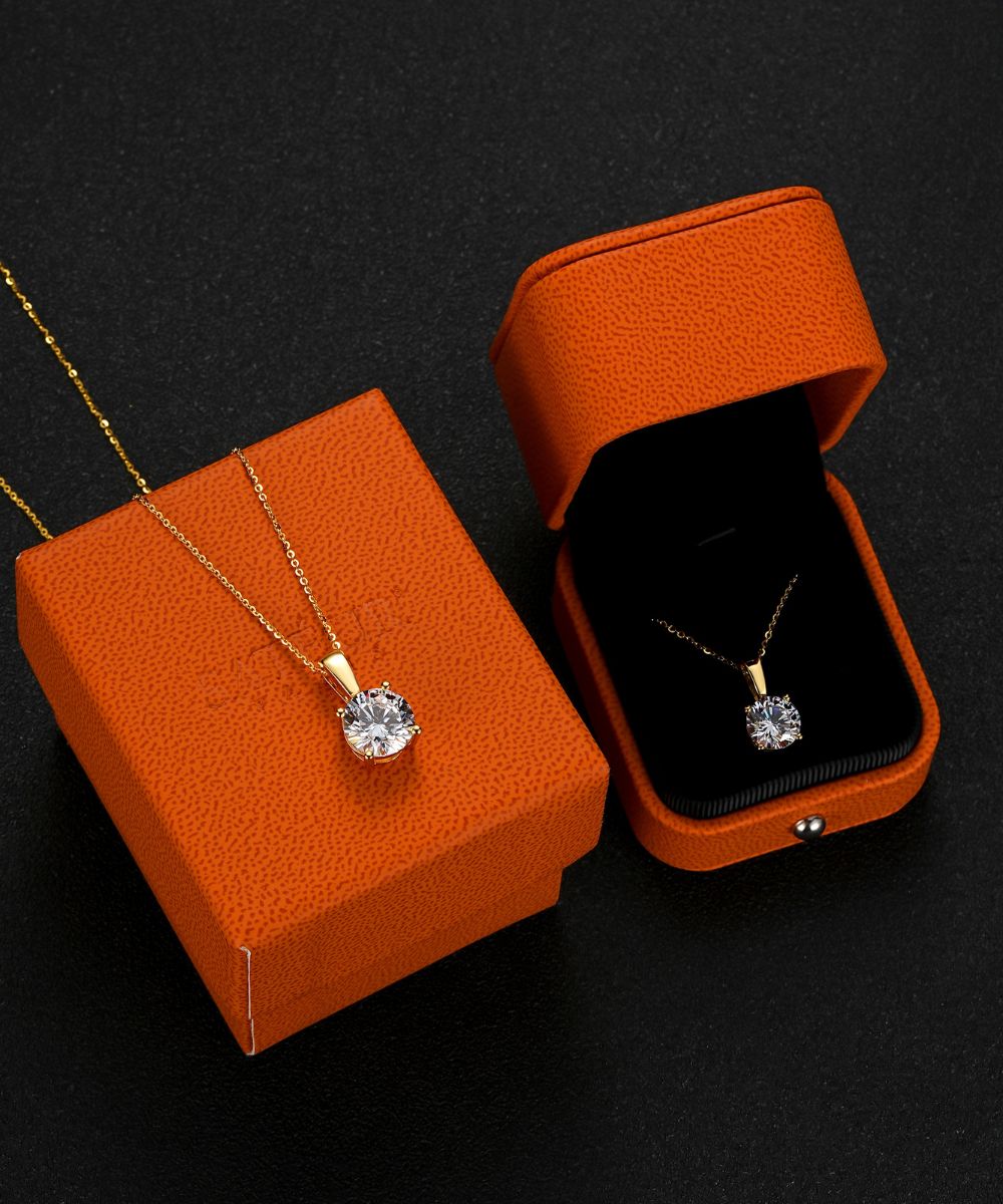 Satéur Aurous Gold Destinée Collar de Diamantes™, Oro de 18K, Corte Redondo