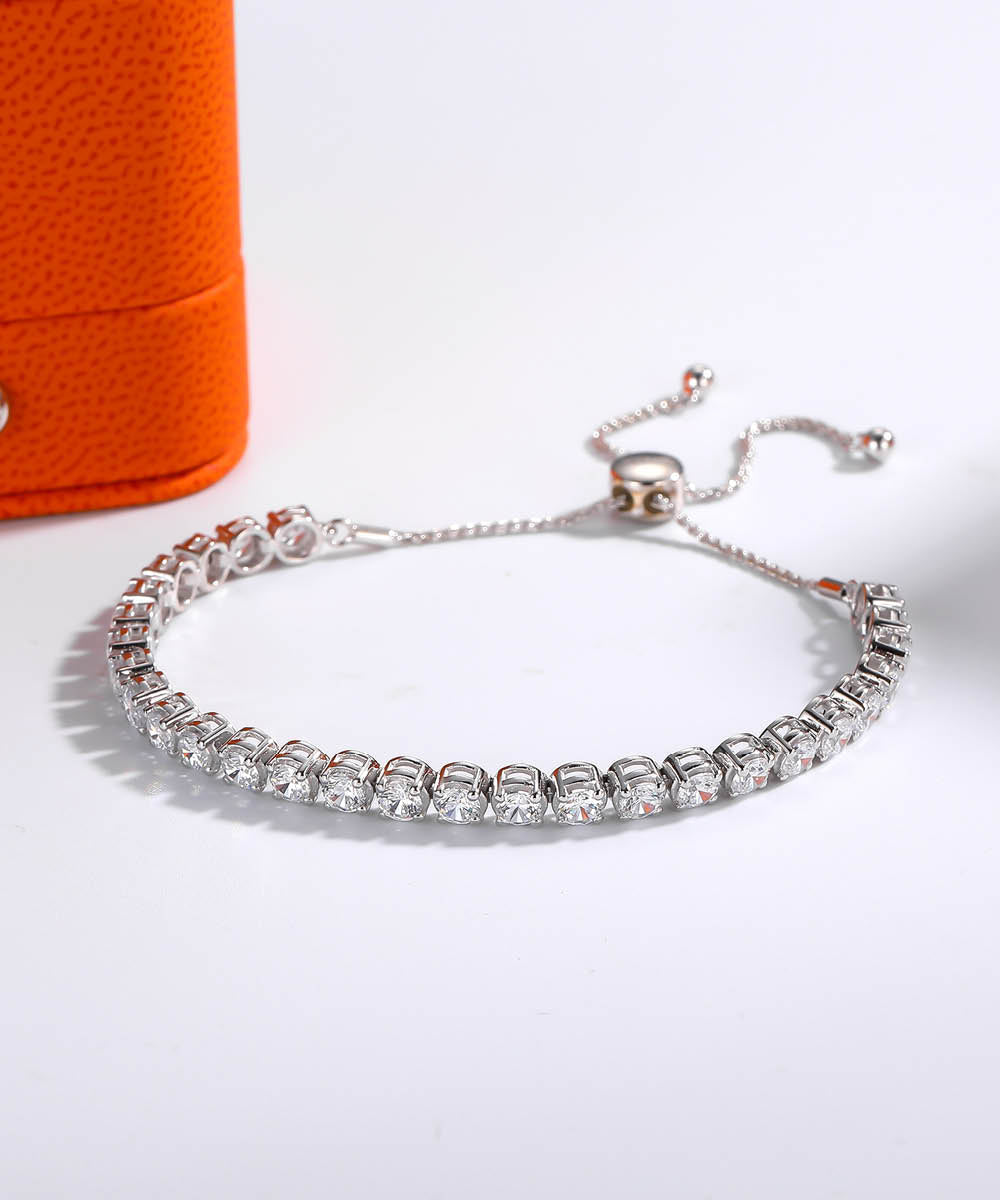 Satéur Destinée Secrète Diamond Bracelet™, 18K White Gold