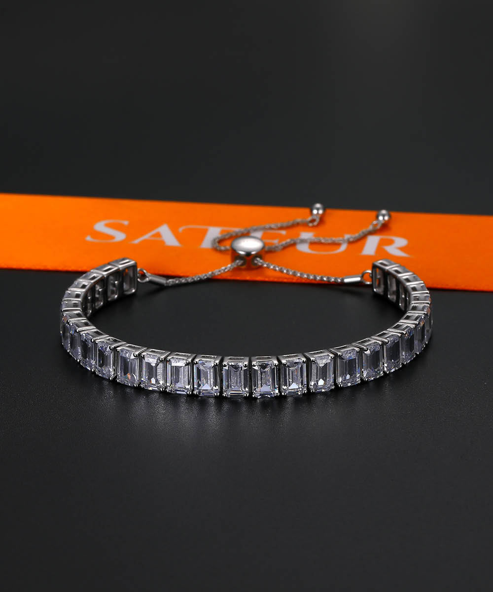 Satéur Coffre au Trésor Diamond Bracelet™, 18K White Gold