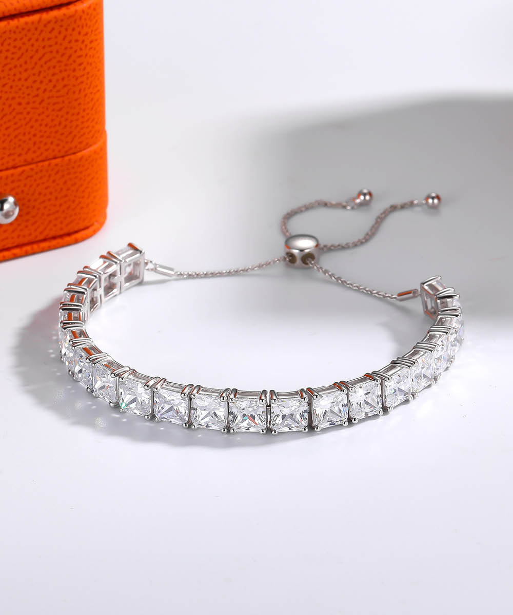 Satéur Promesse Diamond Bracelet™, 18K White Gold