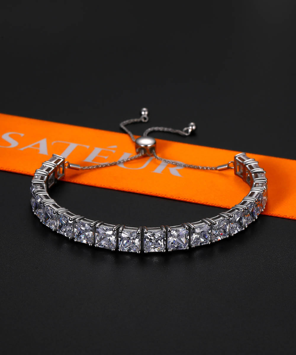 Satéur Promesse Diamond Bracelet™, 18K White Gold