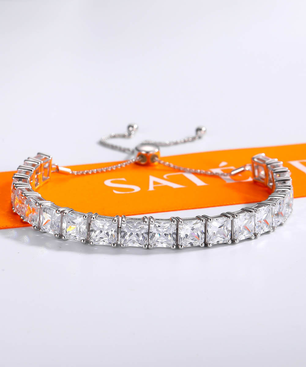 Satéur Promesse Diamond Bracelet™, 18K White Gold