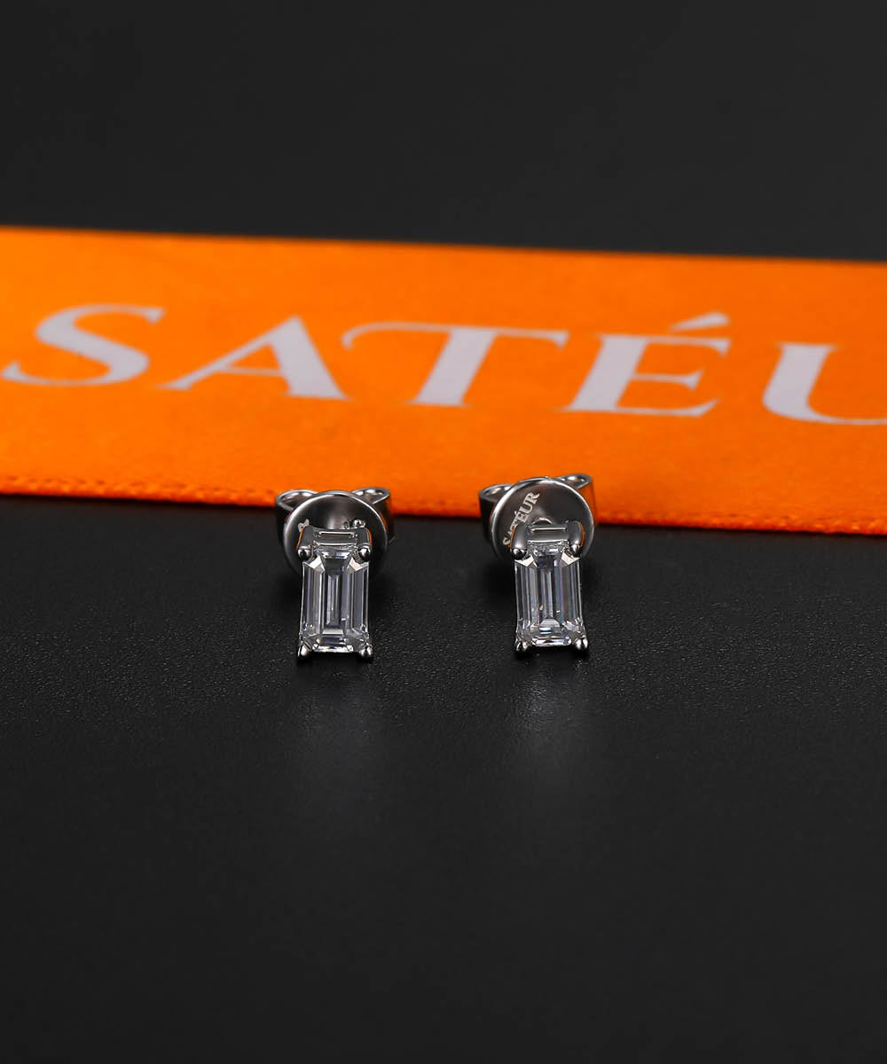 Satéur Coffre au Trésor Diamond Earrings™, 18K White Gold
