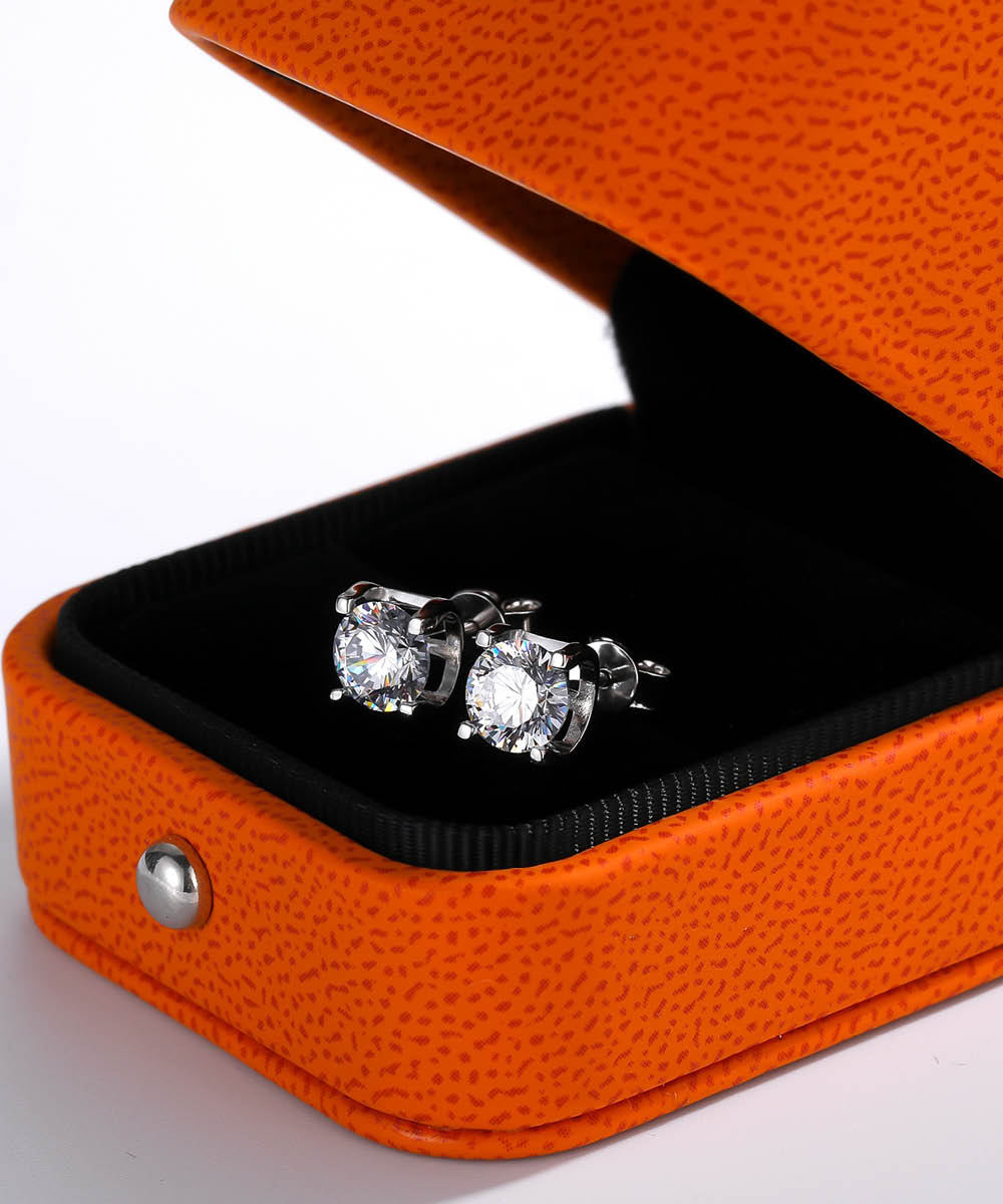 Satéur Meilleur Cadeau Diamond Earrings™, 18K White Gold
