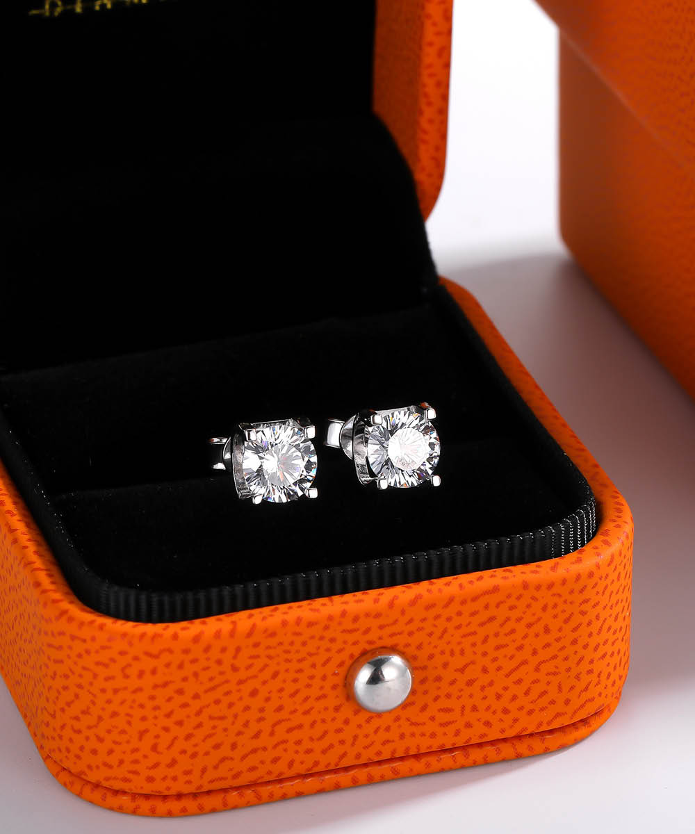 Satéur Meilleur Cadeau Diamond Earrings™, 18K White Gold