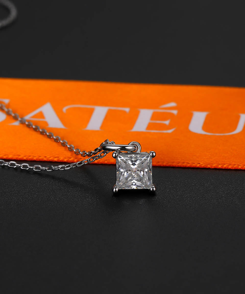 Satéur Promesse Diamond Necklace™, 18K White Gold