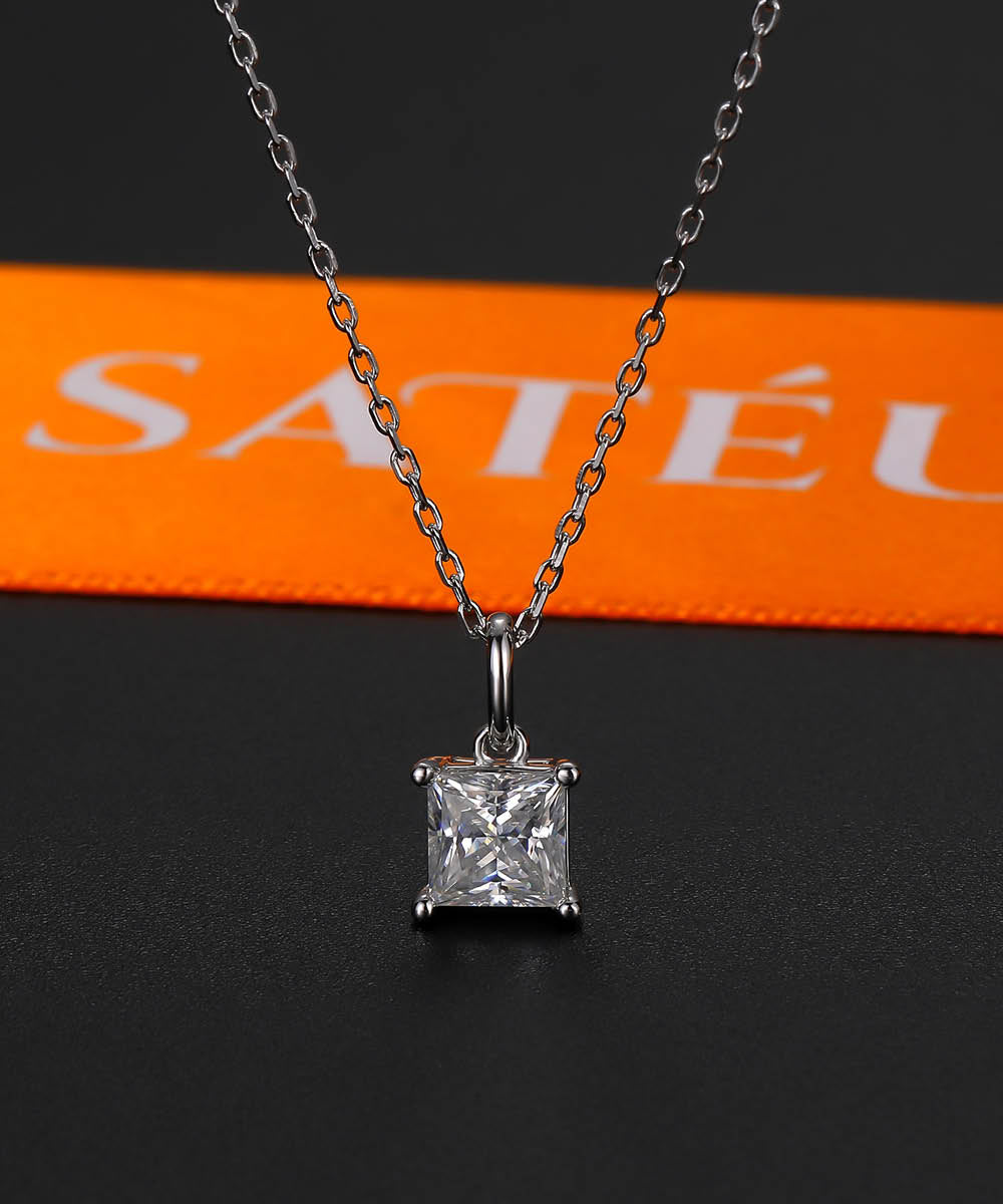 Satéur Promesse Diamond Necklace™, 18K White Gold