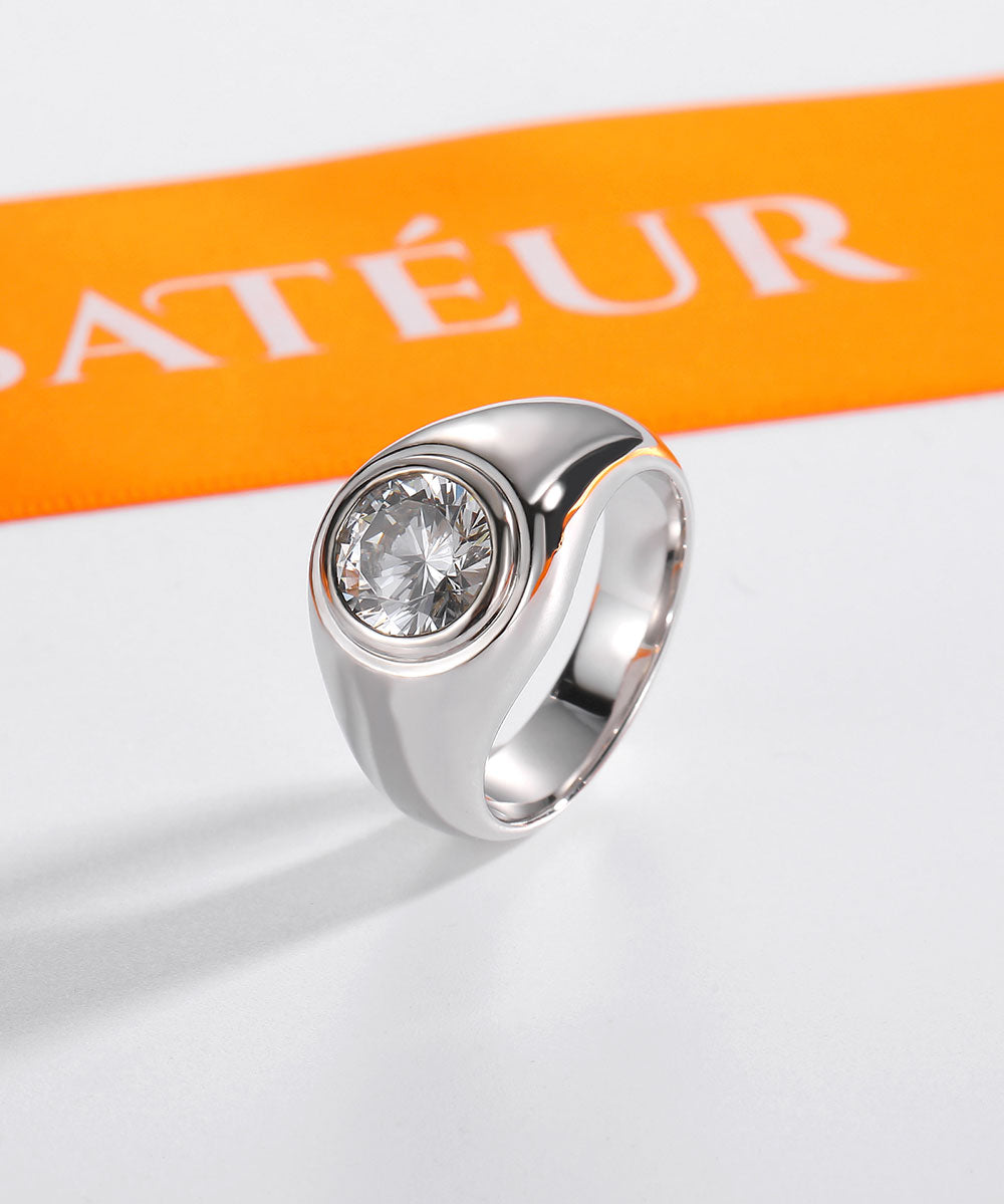 Satéur Homem Anel Silver L' Orbite™