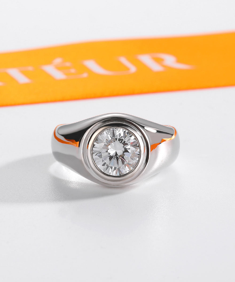 Satéur Homem Anel Silver L' Orbite™