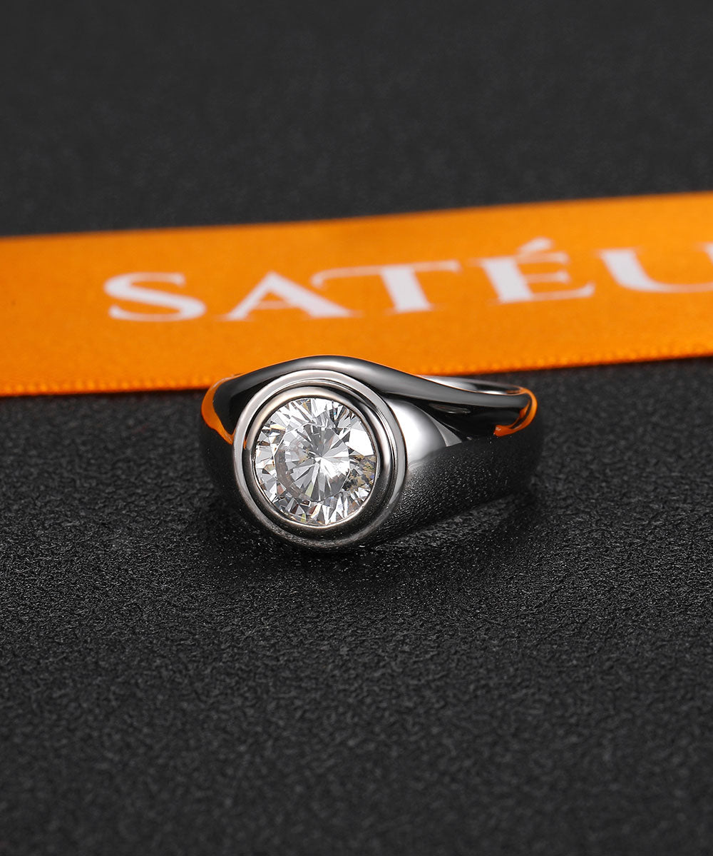 Satéur Homem Anel Silver L' Orbite™