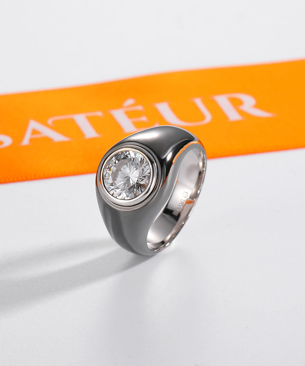 Satéur Homem Anel Black L' Orbite™