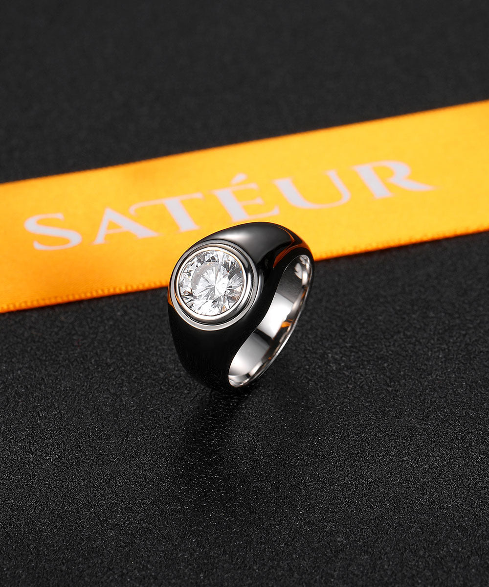 Satéur Homem Anel Black L' Orbite™