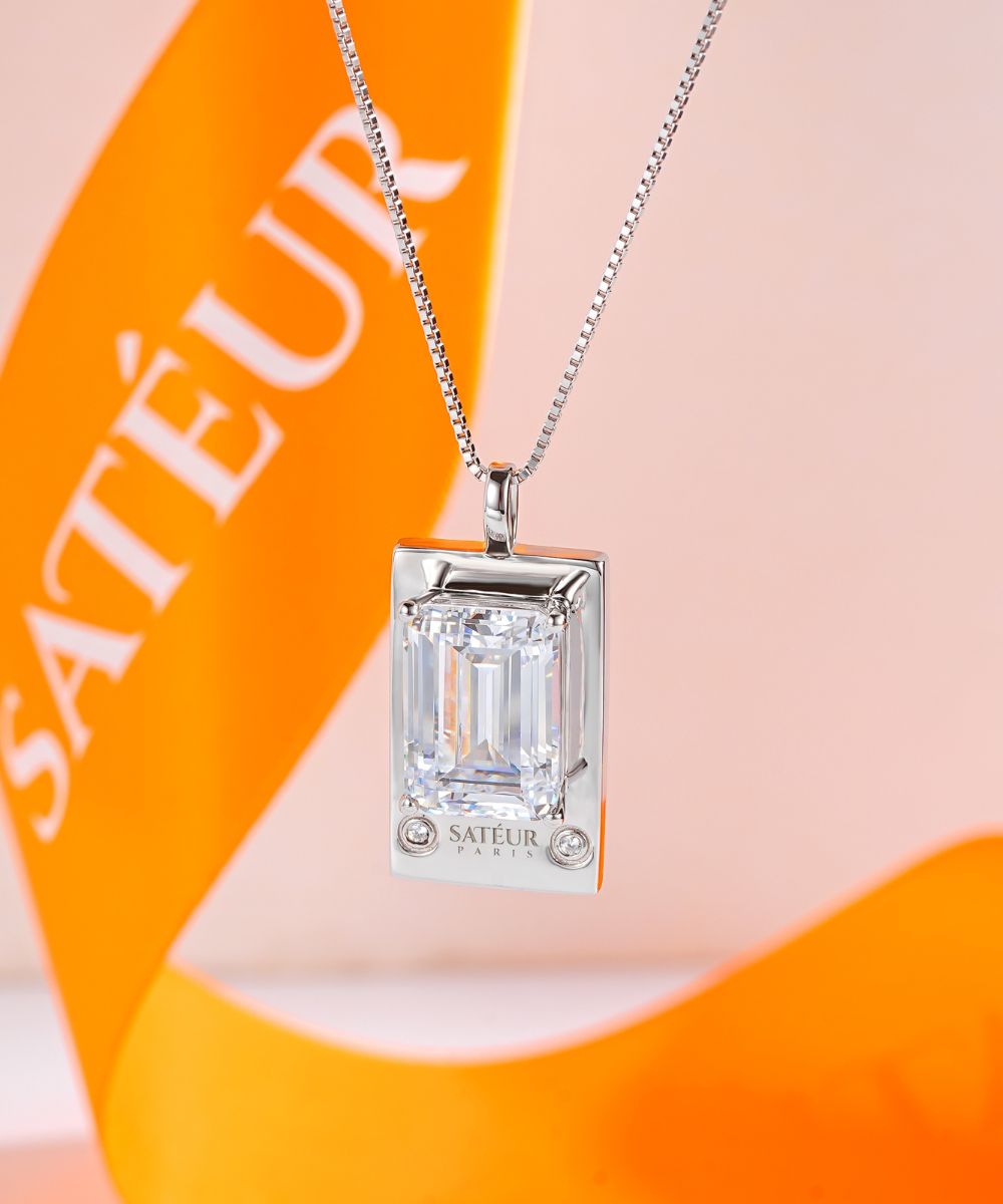 Satéur Parisian Treasure® Emerald 925 Necklace