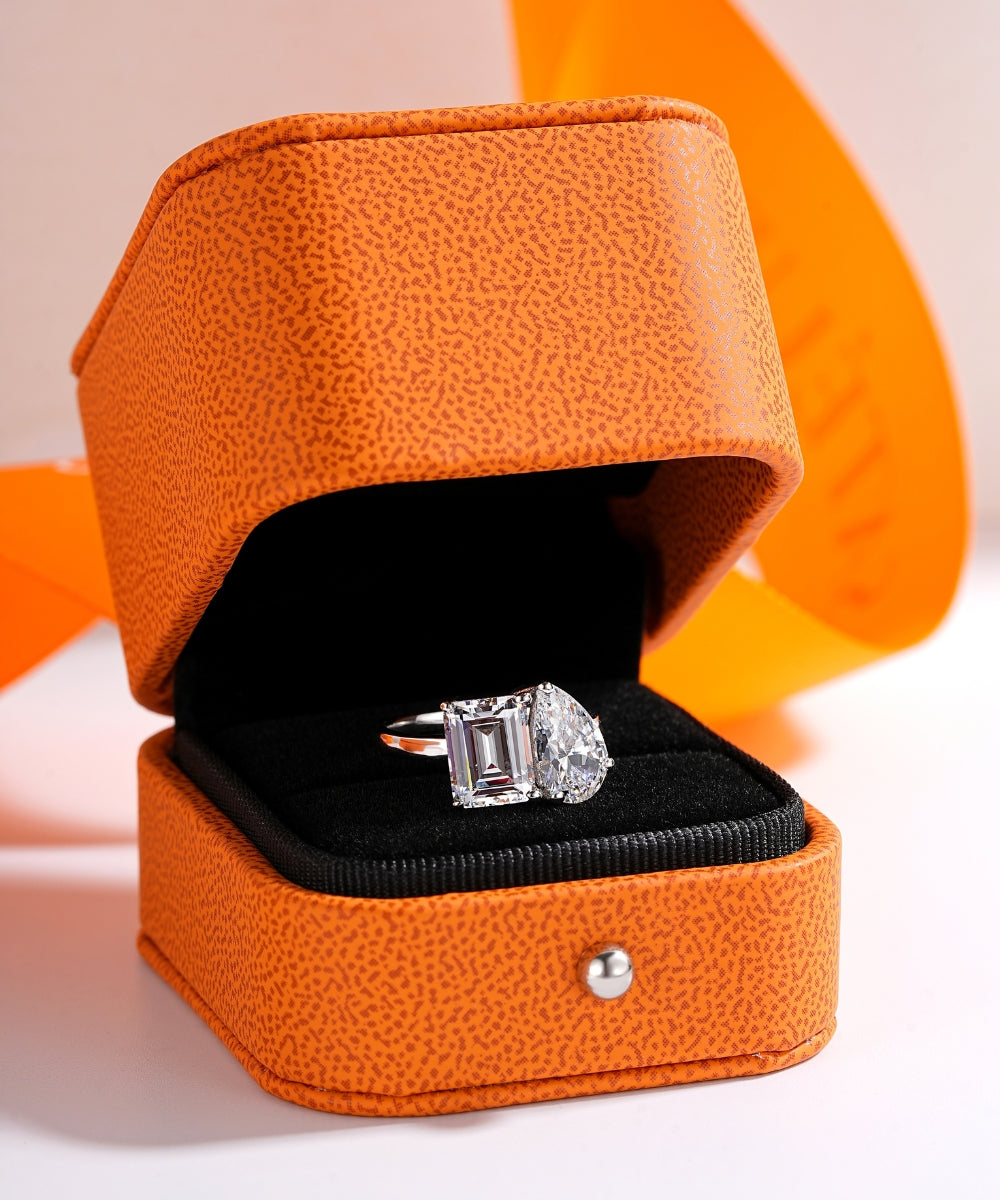 Satéur Duo Alchimie Diamond Ring™, 18K White Gold