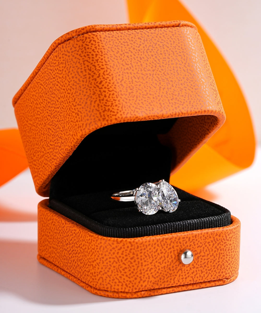Satéur Duo Équilibre Diamond Ring™, 18K White Gold