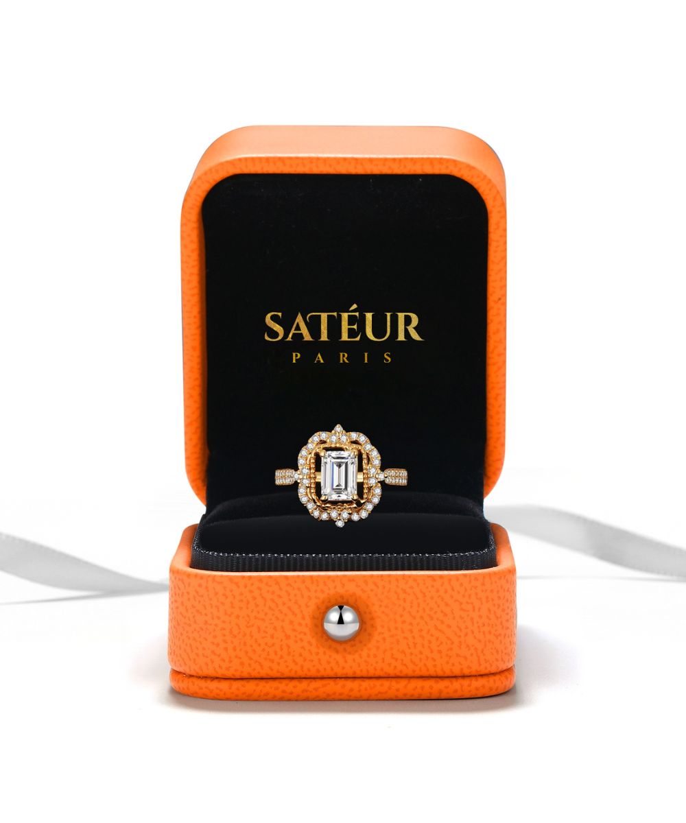 Satéur 復古 Aurous 金光戒指™