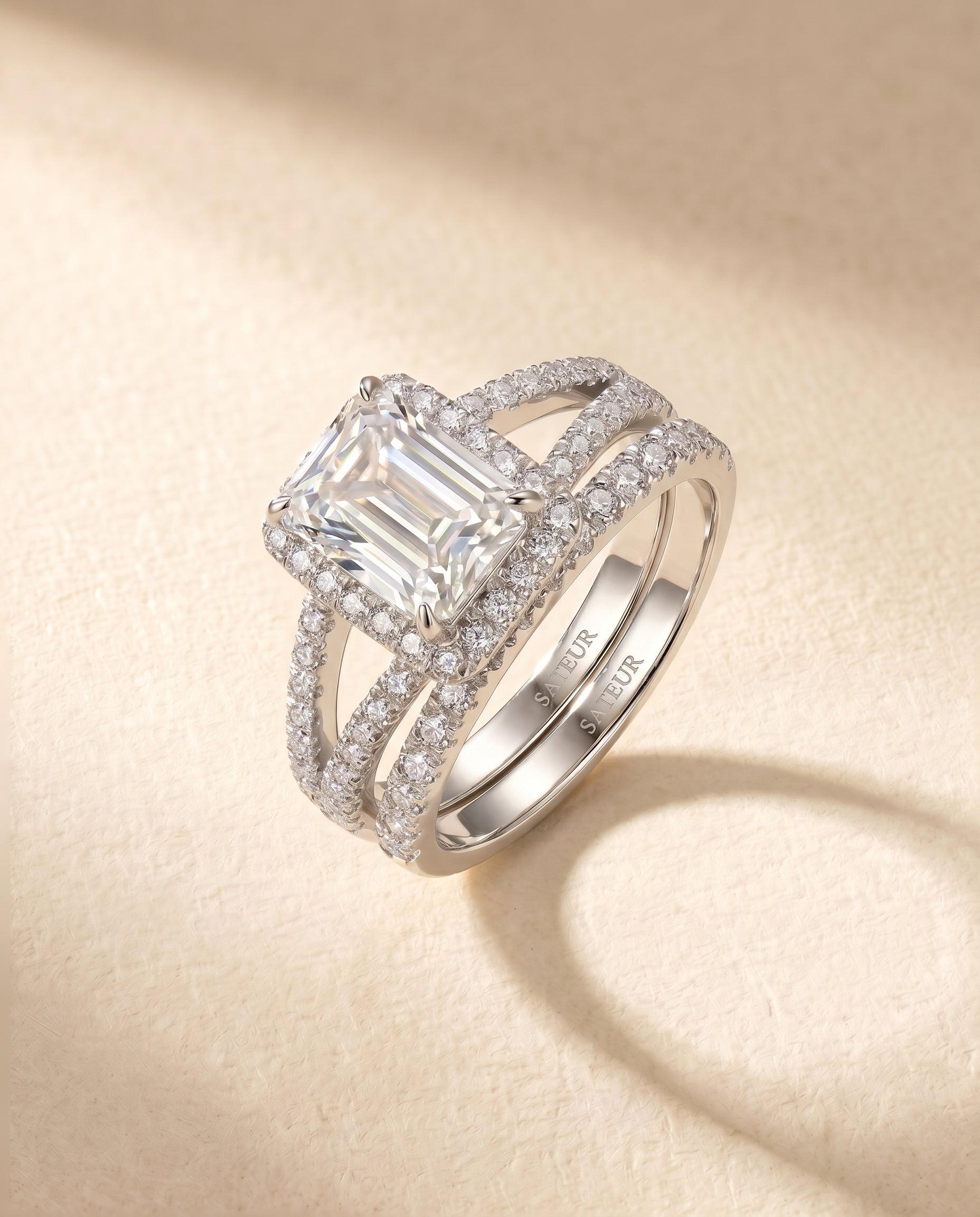 Satéur Radieux Wedding Ring Set™