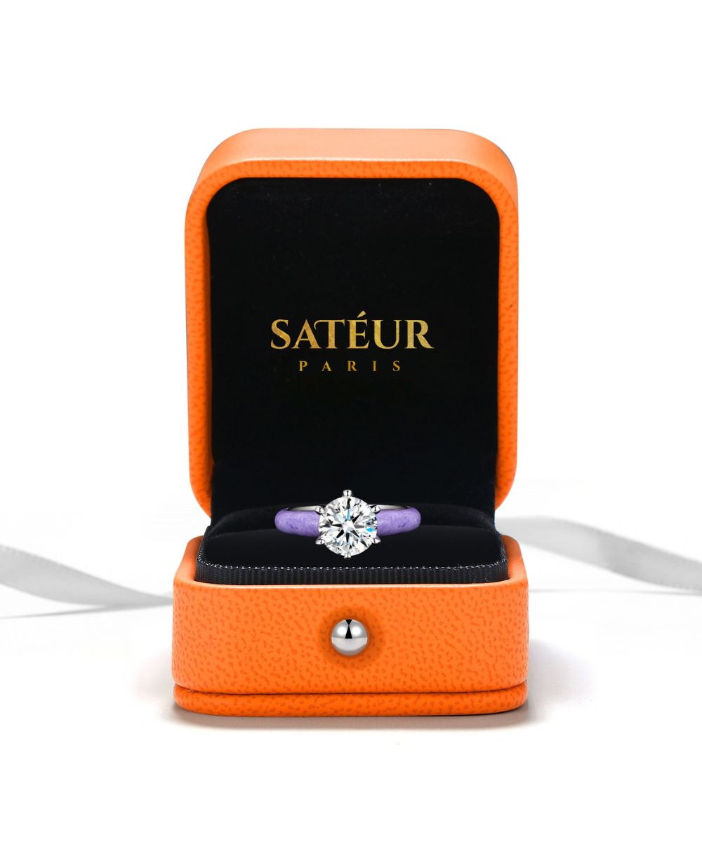 Satéur 彩色丁香戒指™