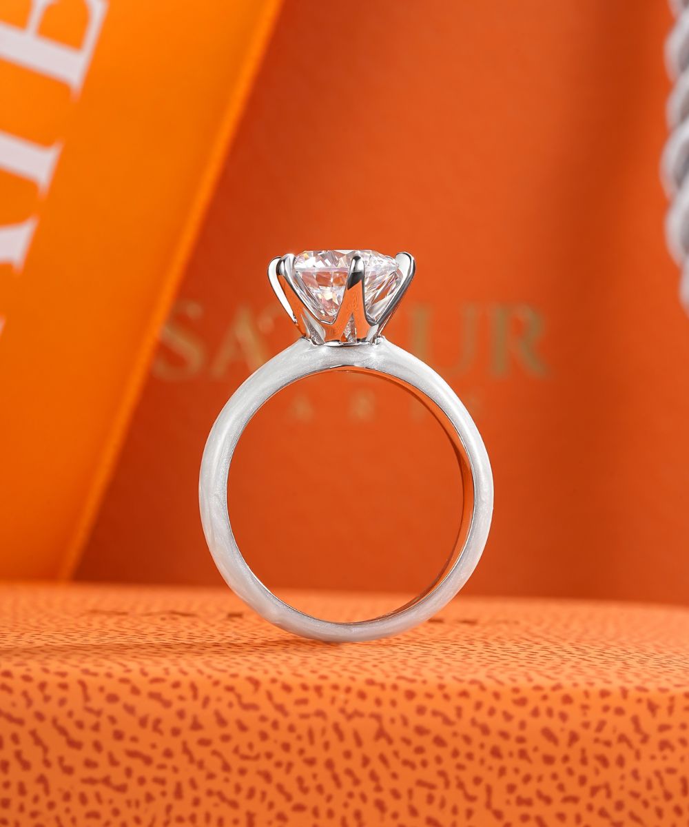Satéur Colorée Starry Day Diamond Ring™, 18K White Gold
