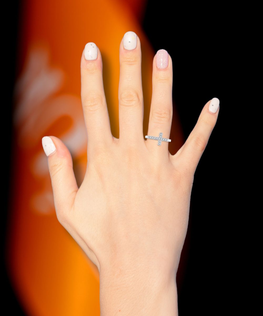 Satéur Vérité Diamond Ring™, 18K White Gold