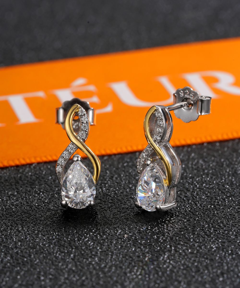 Satéur Trône Royal Diamond Earrings™, 18K White Gold