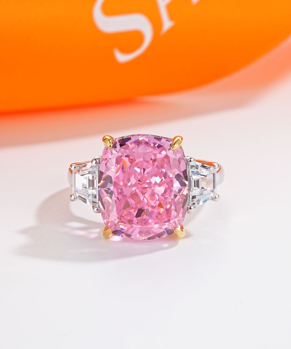 Satéur Rosée Impériale Diamond Ring™, 18K White Gold
