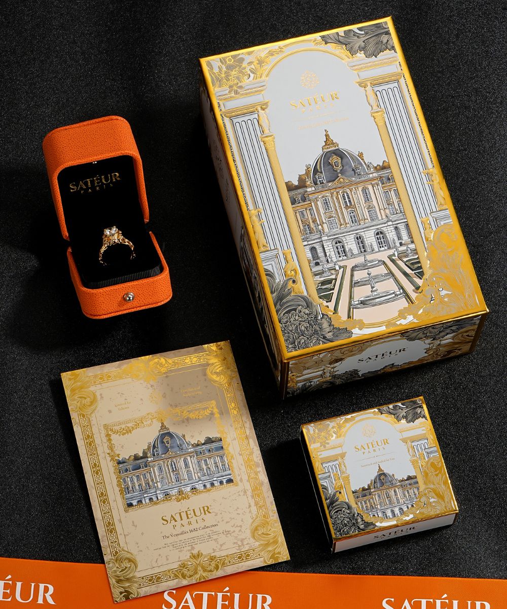 Satéur® Versailles 1682 Diamond Ring, 18K Gold