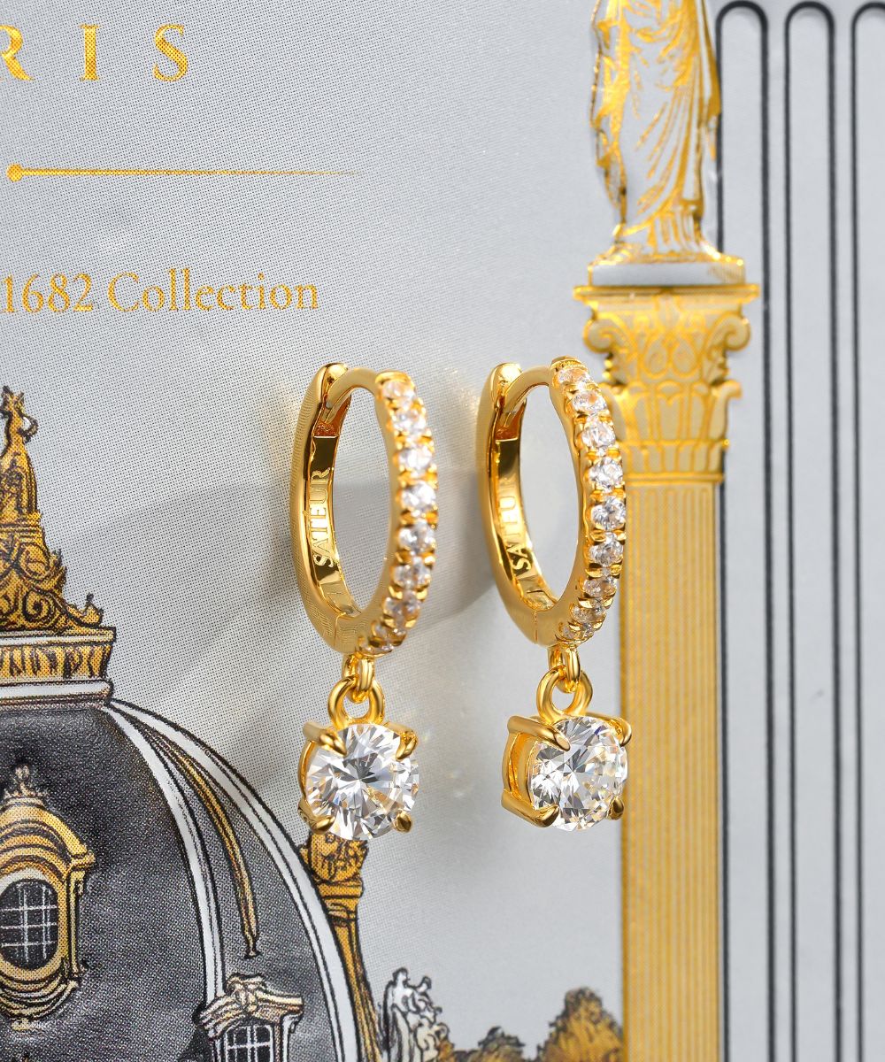 Satéur D’or Jardin 1682 耳環™