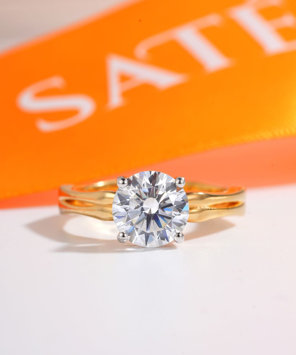 Satéur Deux Âmes Diamond Ring™, 18K Gold