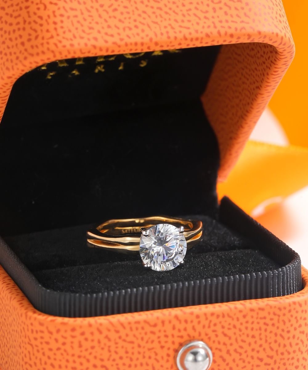 Satéur Deux Âmes Diamond Ring™, 18K Gold